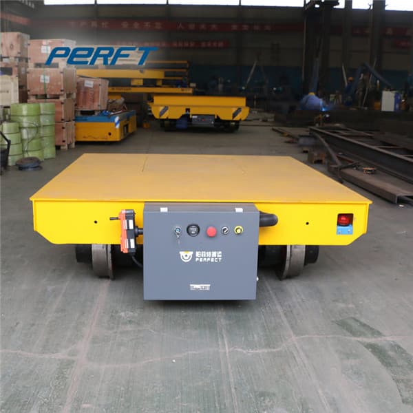 plc control steel motorized transfer trolley
